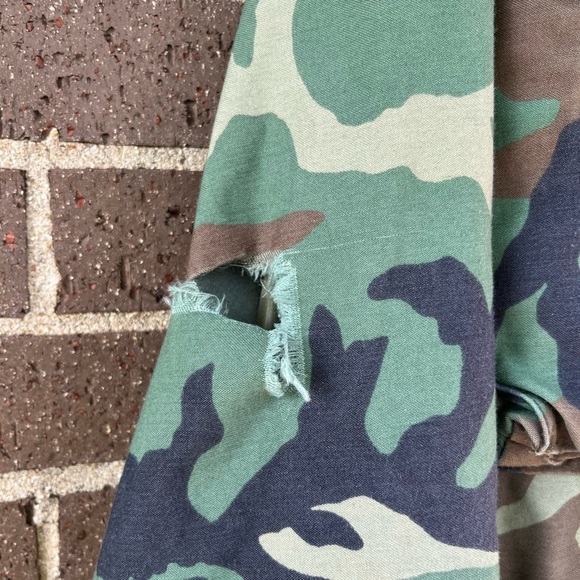 Vintage Men’s Special Forces Field Jacket Medium Long Camo Cold Weather Coat - Picture 2 of 10